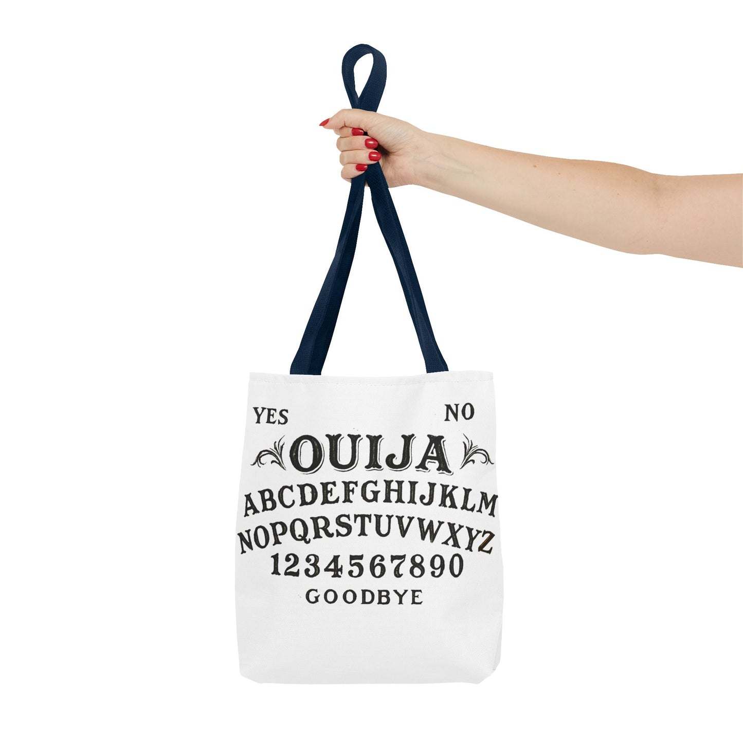 Ouija Board Tote Bag — Vintage Spirit Planchette Design