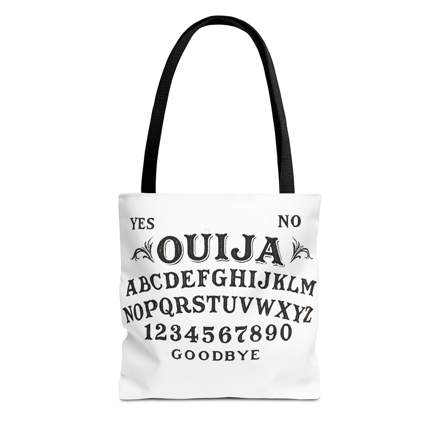 Ouija Board Tote Bag — Vintage Spirit Planchette Design