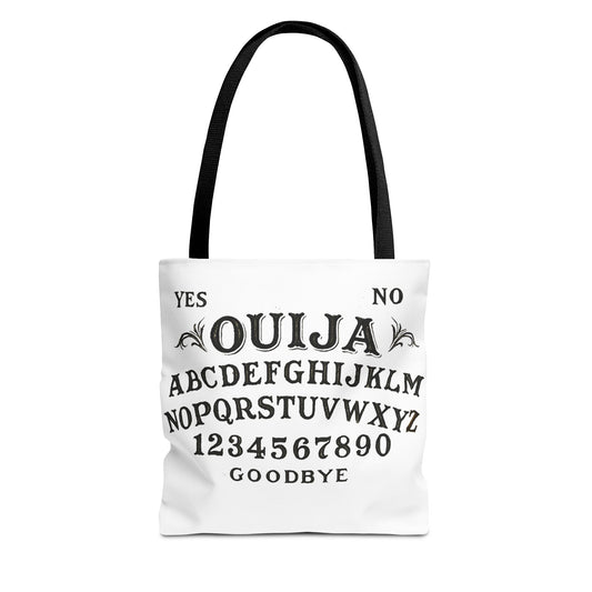 Ouija Board Tote Bag — Vintage Spirit Planchette Design