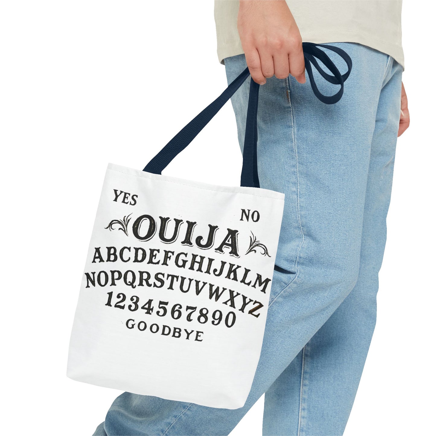 Ouija Board Tote Bag — Vintage Spirit Planchette Design