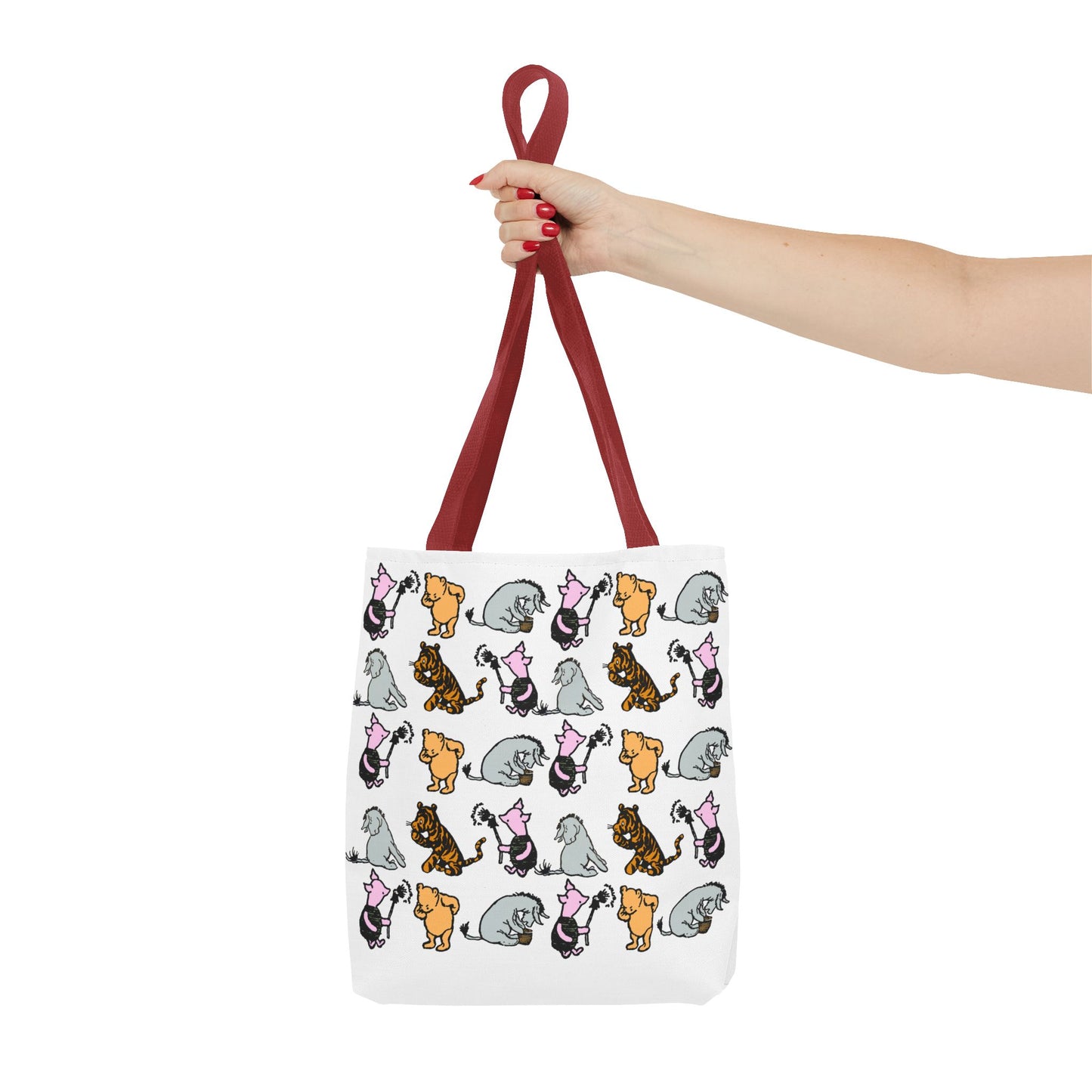 Cute Cats Pattern Tote Bag — All-Over Print Cat Lover Tote