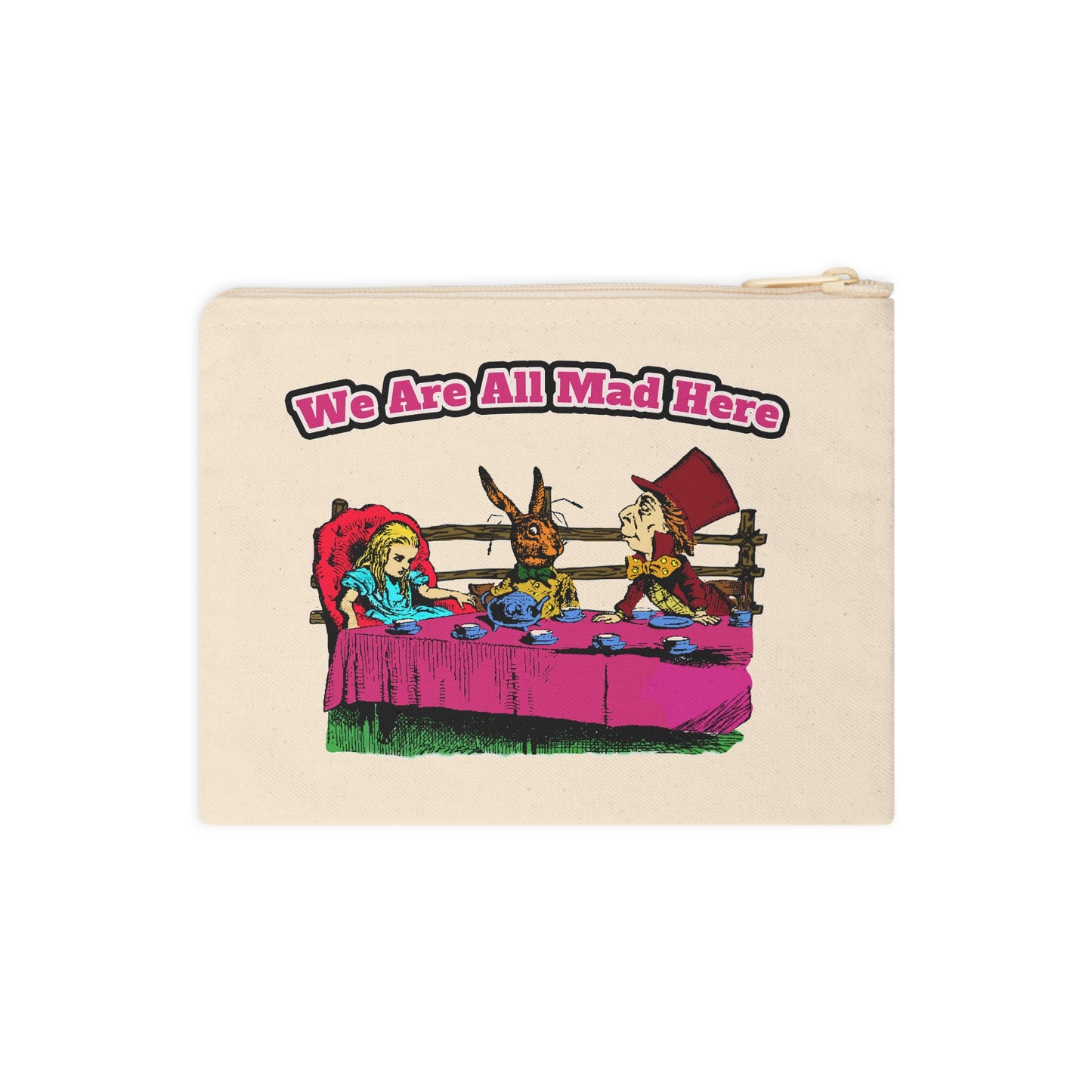 Alice in Wonderland Zipper Pouch