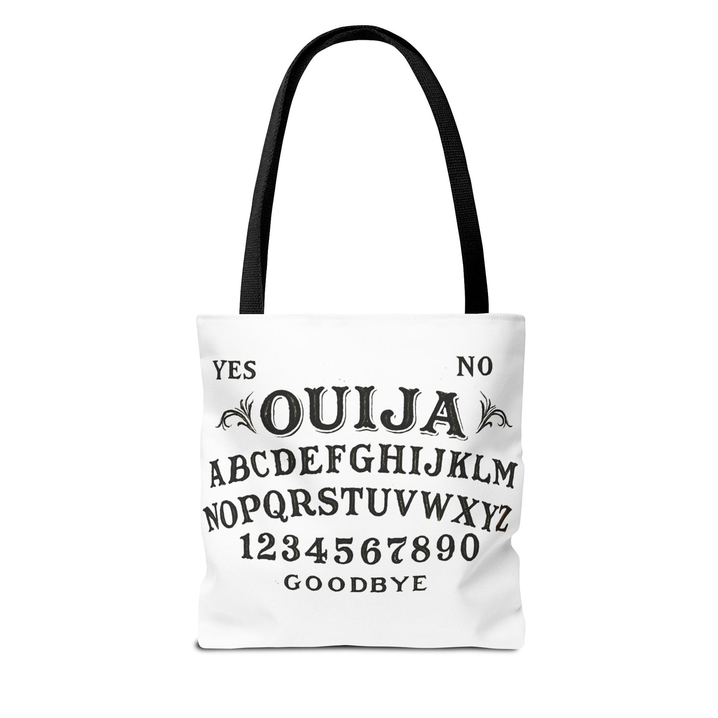 Ouija Board Tote Bag — Vintage Spirit Planchette Design