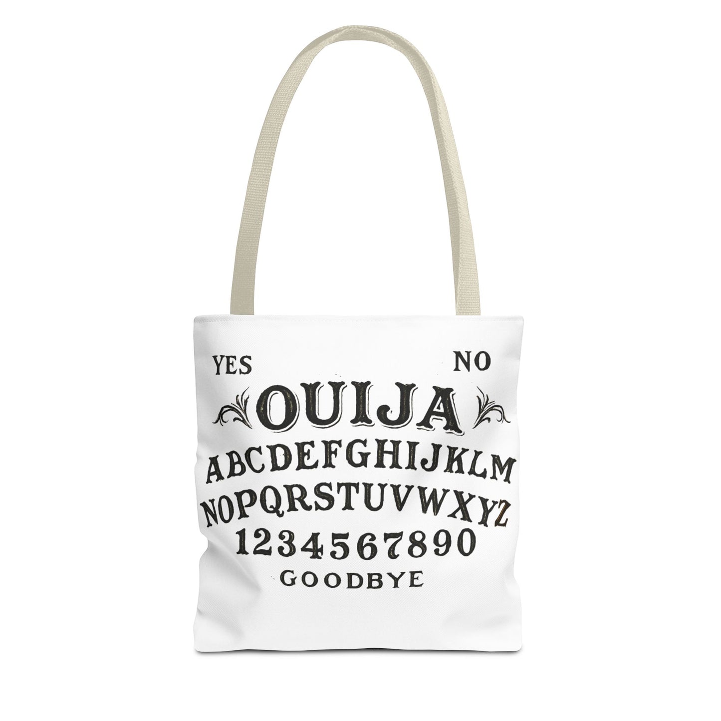 Ouija Board Tote Bag — Vintage Spirit Planchette Design