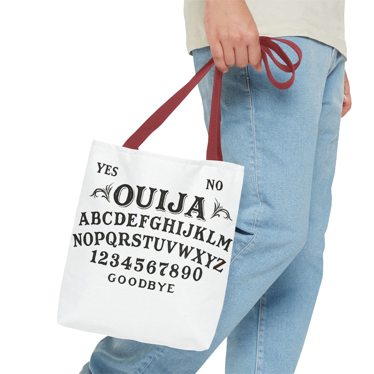 Ouija Board Tote Bag — Vintage Spirit Planchette Design