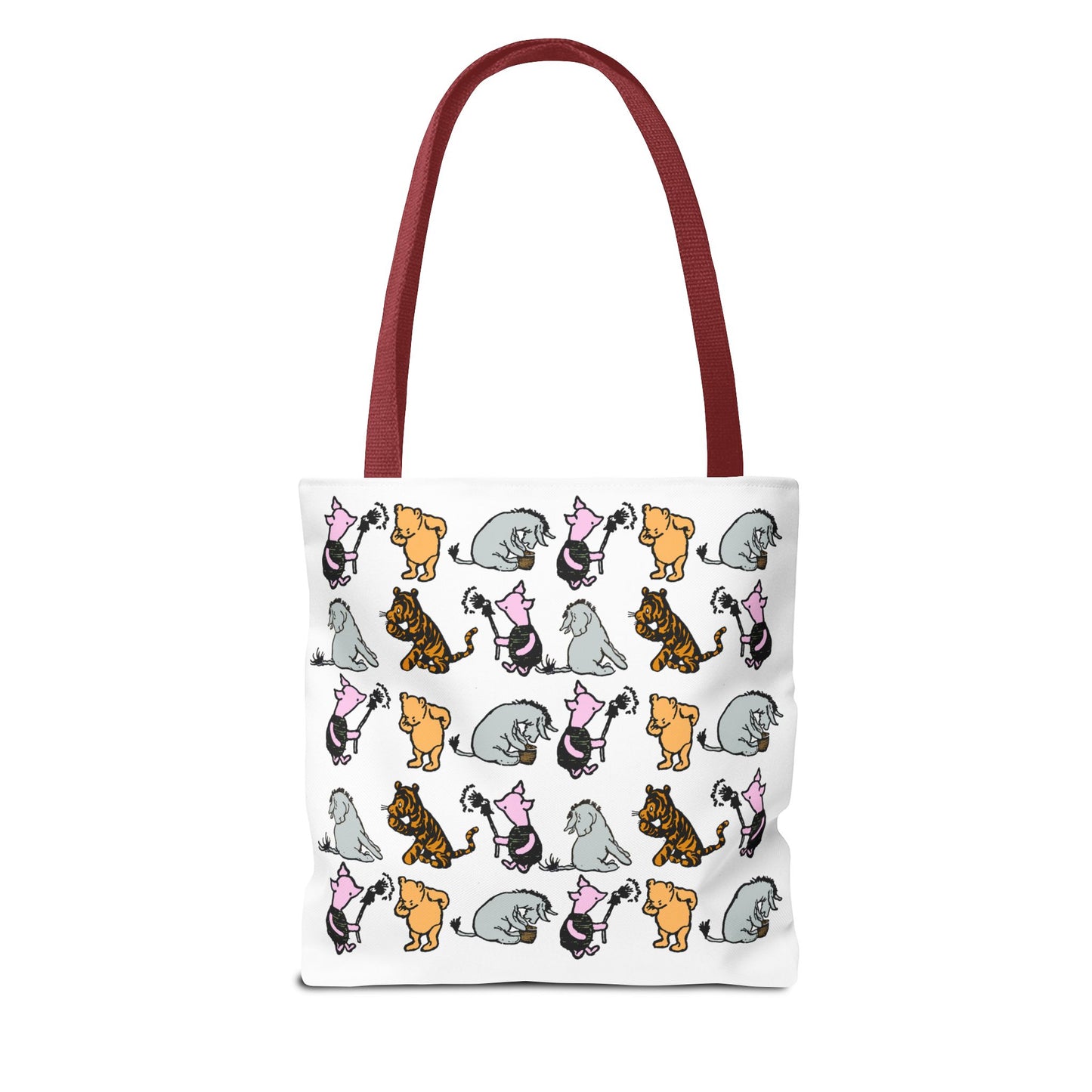 Cute Cats Pattern Tote Bag — All-Over Print Cat Lover Tote