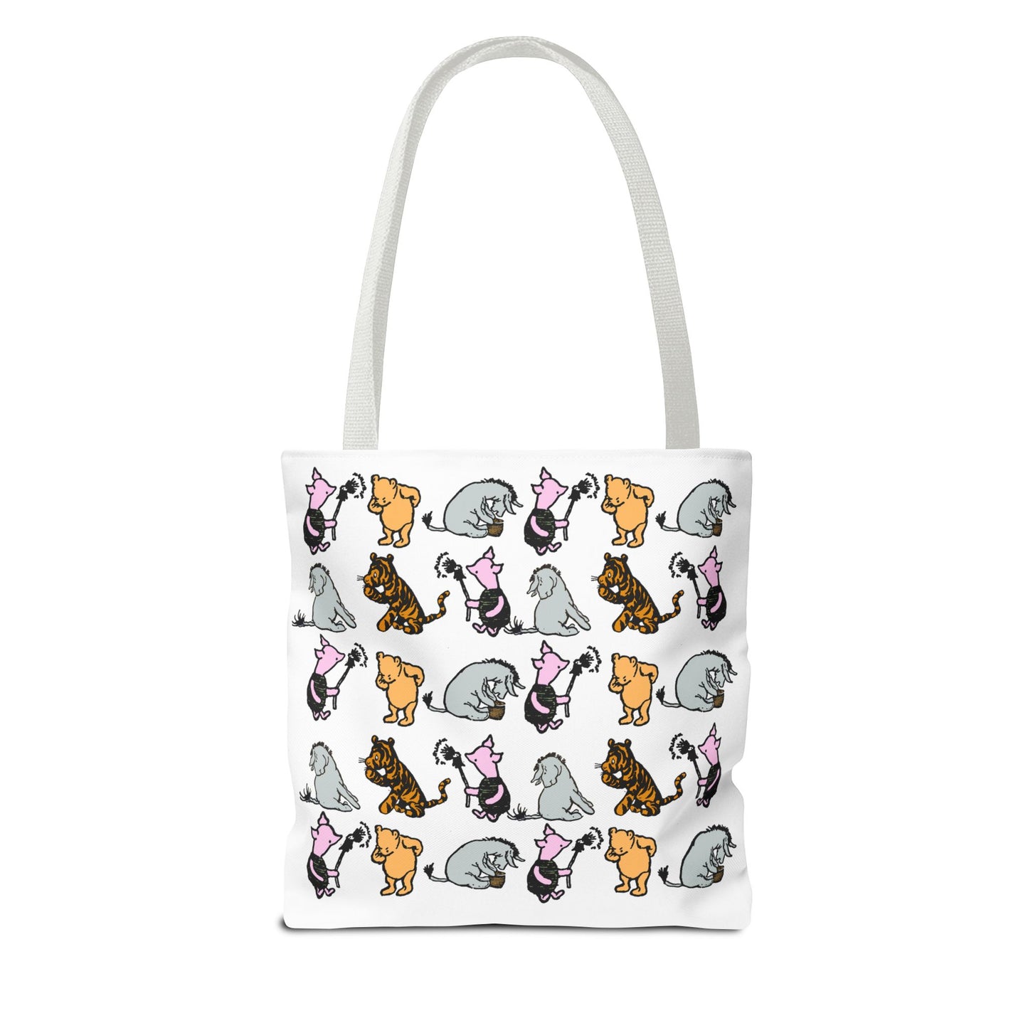Cute Cats Pattern Tote Bag — All-Over Print Cat Lover Tote