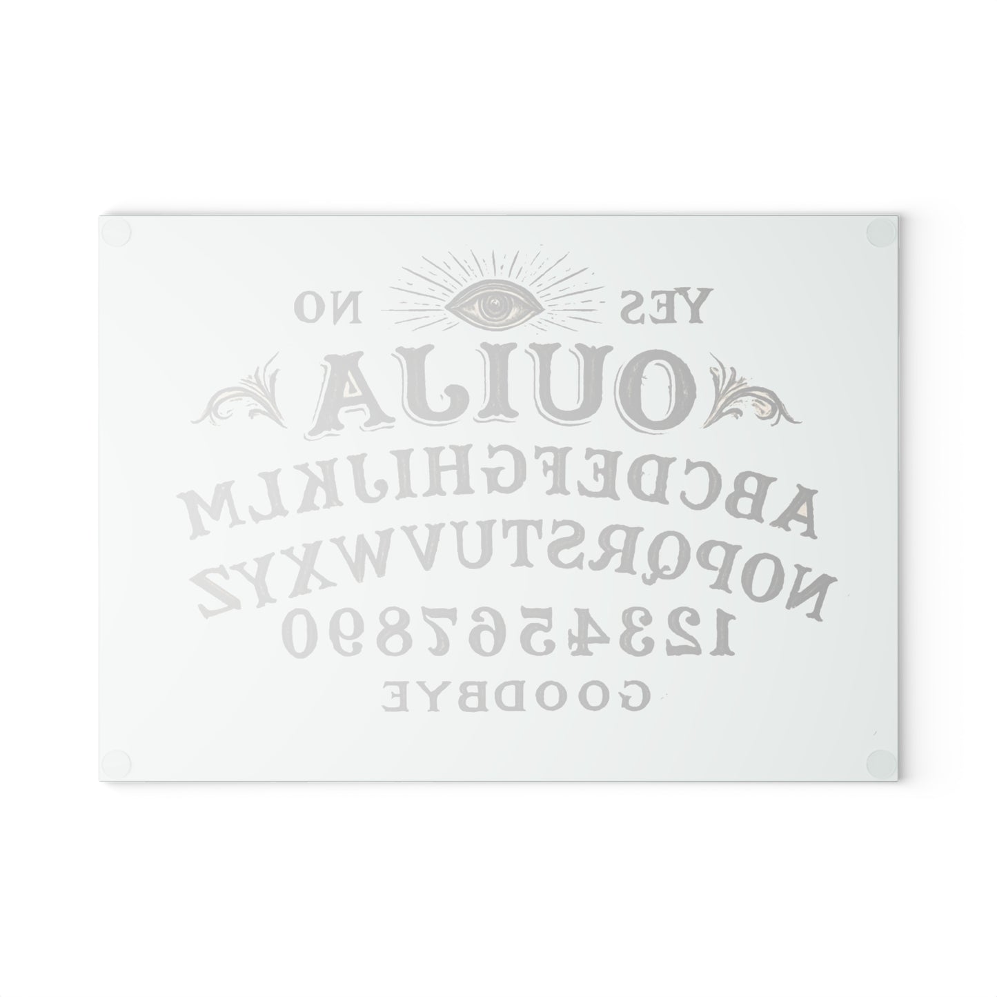 Glass Cutting Board Ouija Board