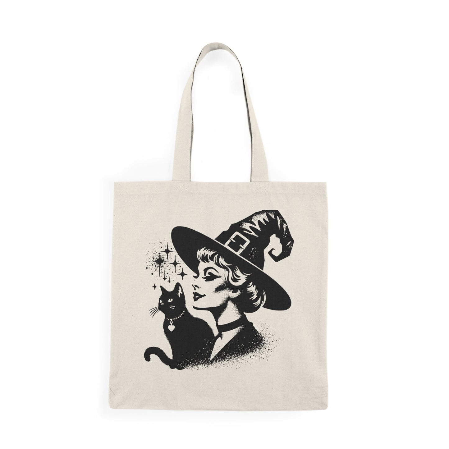 Witch and Cat Tote