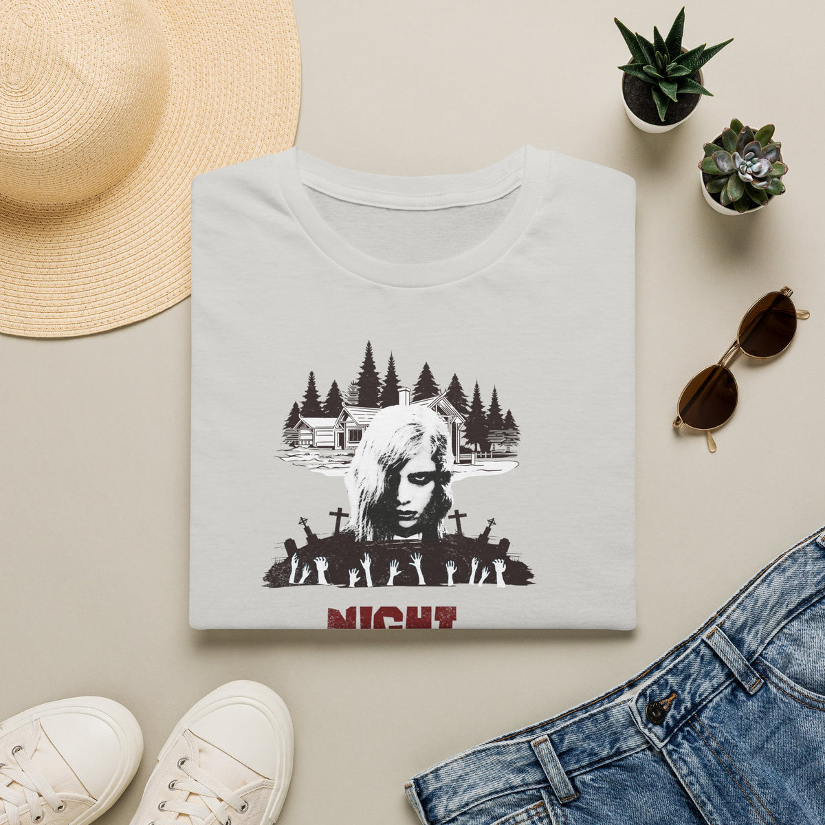 Night of the Living Dead T-Shirt — Retro Horror Movie Tee