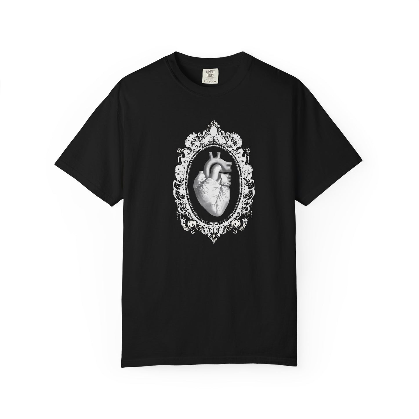Anatomical Heart Graphic T-Shirt — Minimalist Medical Art Tee