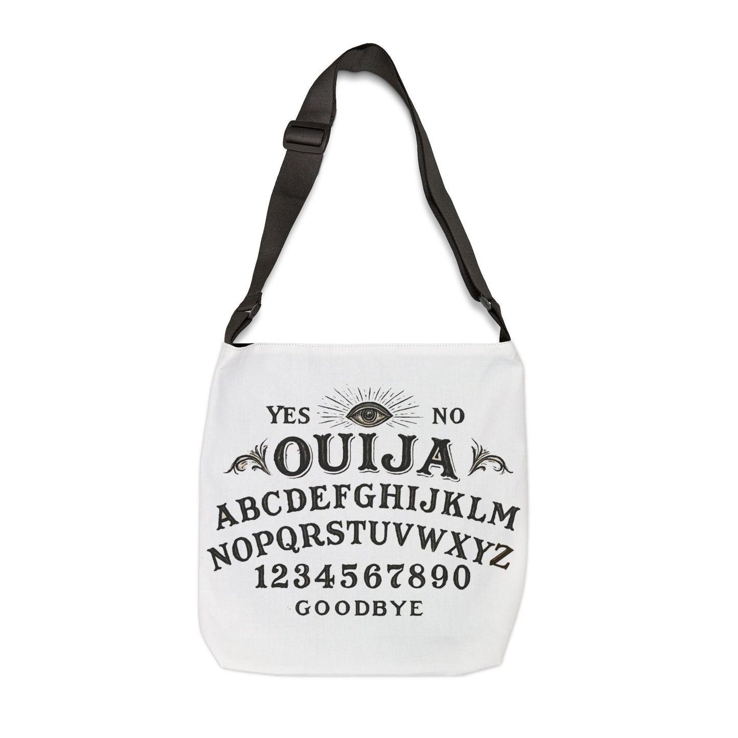 Ouija Board Adjustable Tote Bag — Vintage Spirit Board Design