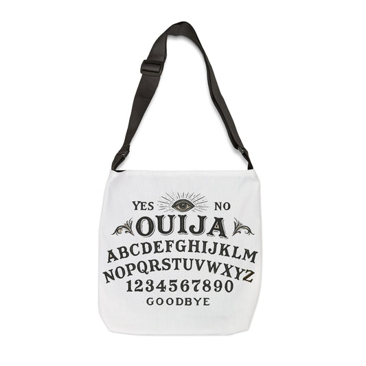 Ouija Board Adjustable Tote Bag — Vintage Spirit Board Design