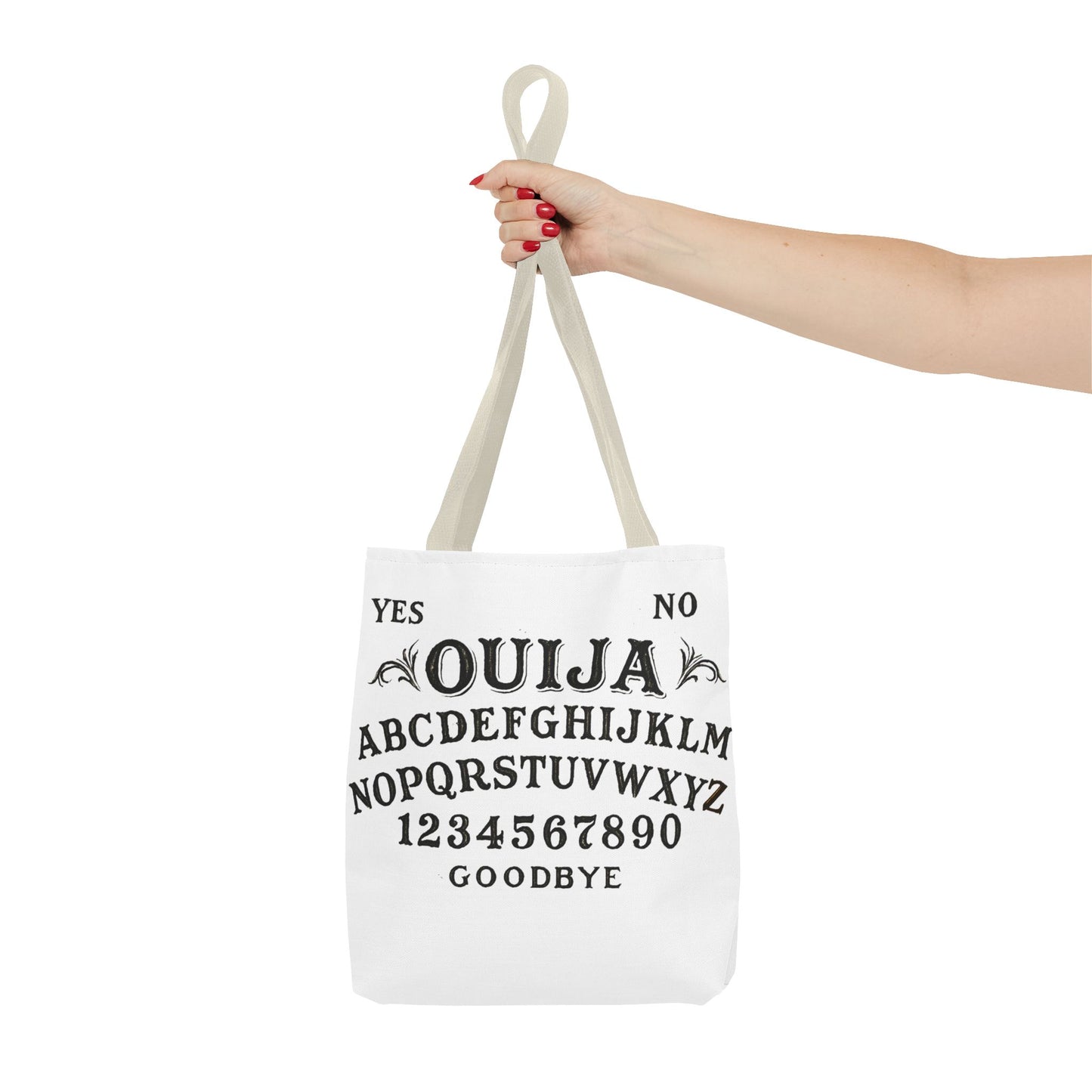Ouija Board Tote Bag — Vintage Spirit Planchette Design