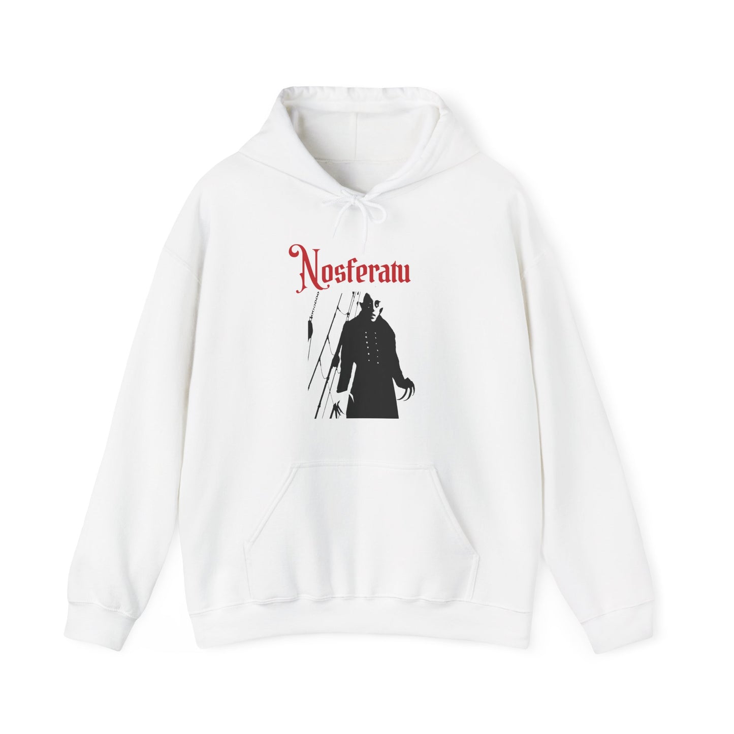 Nosferatu Horror Hoodie – Vintage Silent Film Vampire Sweatshirt