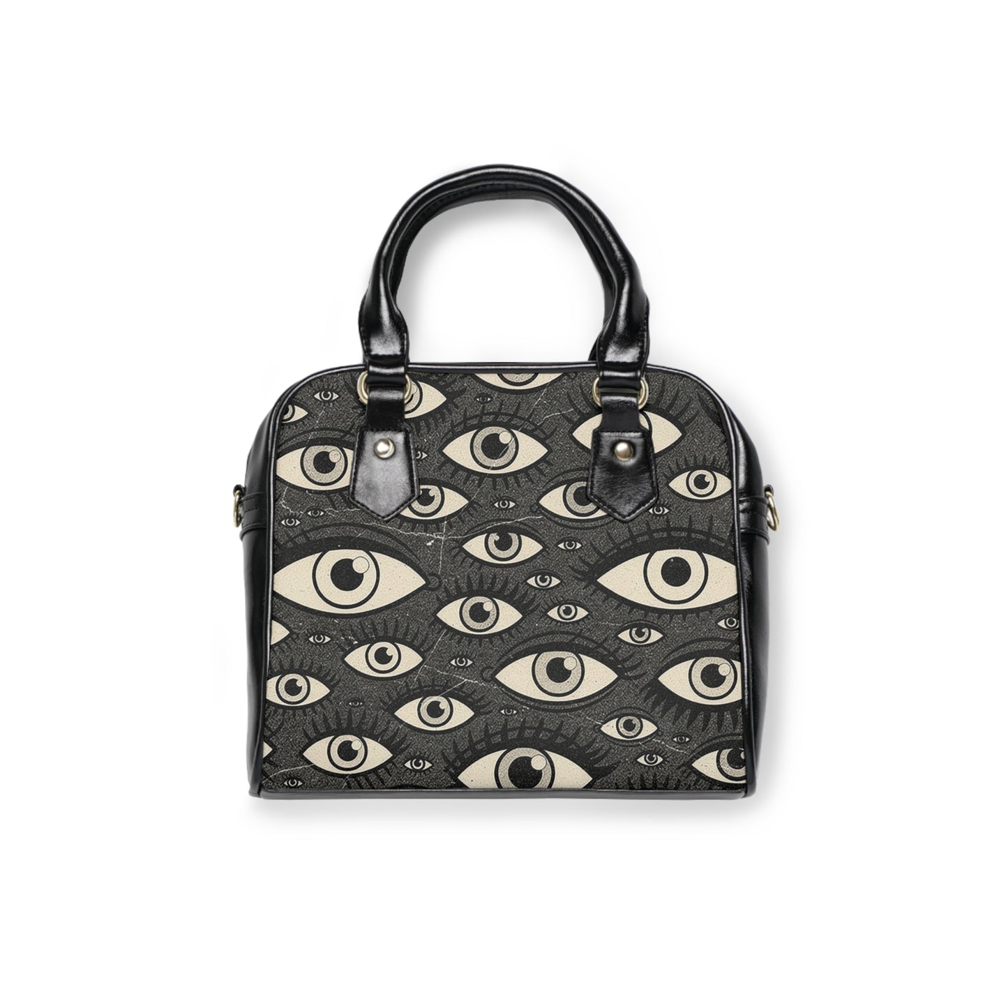 Eye Pattern Shoulder Handbag — Gothic All-Seeing Eye Print Purse