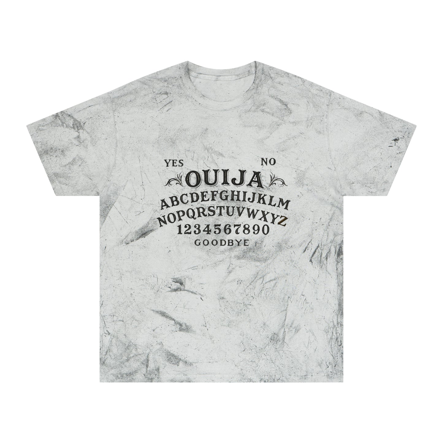 Ouija Board Tie-Dye T-Shirt — Vintage Spirit Board Graphic Tee