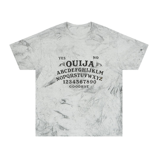 Ouija Board Tie-Dye T-Shirt — Vintage Spirit Board Graphic Tee