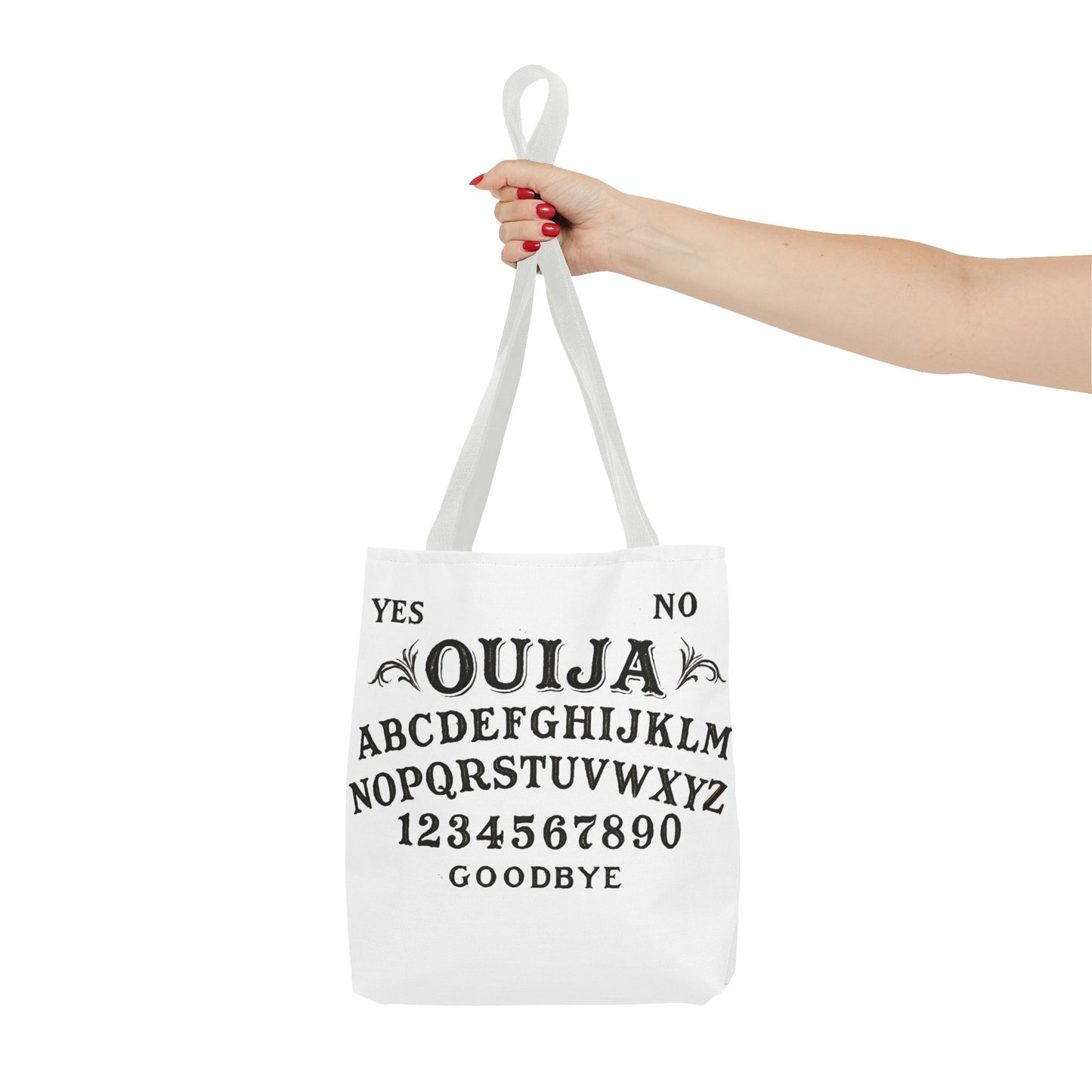 Ouija Board Tote Bag — Vintage Spirit Planchette Design