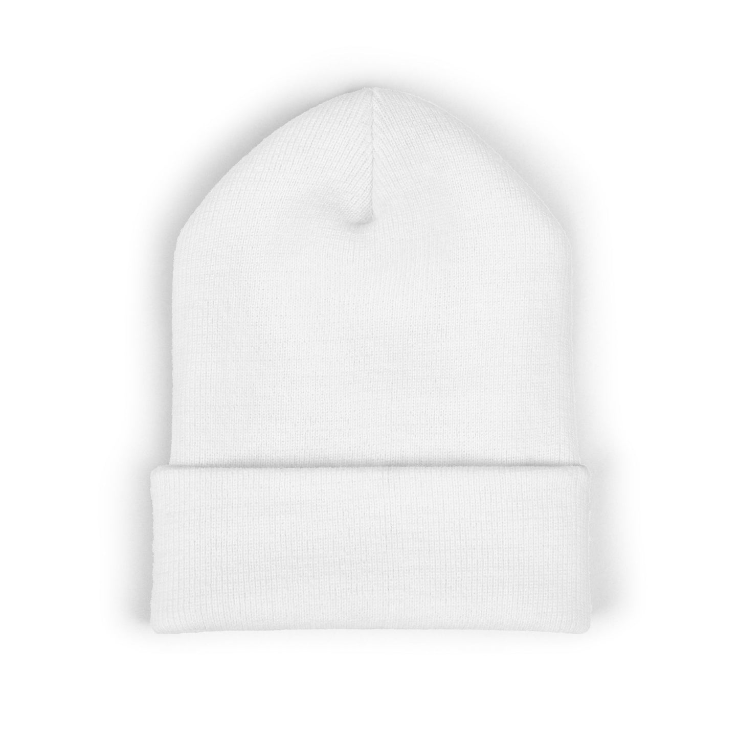 I Heart You Embroidered Cuffed Beanie — Anatomical Heart Design, Cozy Valentine's Hat