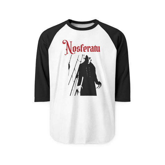 Nosferatu Inspired Unisex Raglan Shirt,