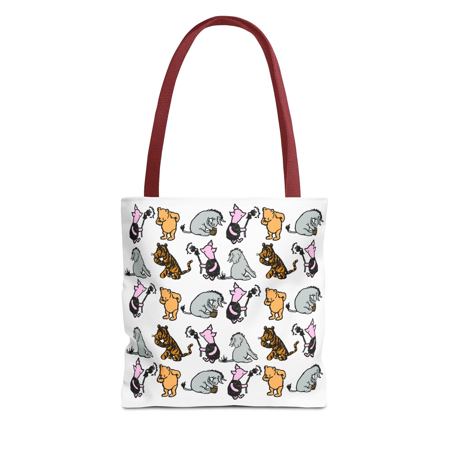 Cute Cats Pattern Tote Bag — All-Over Print Cat Lover Tote