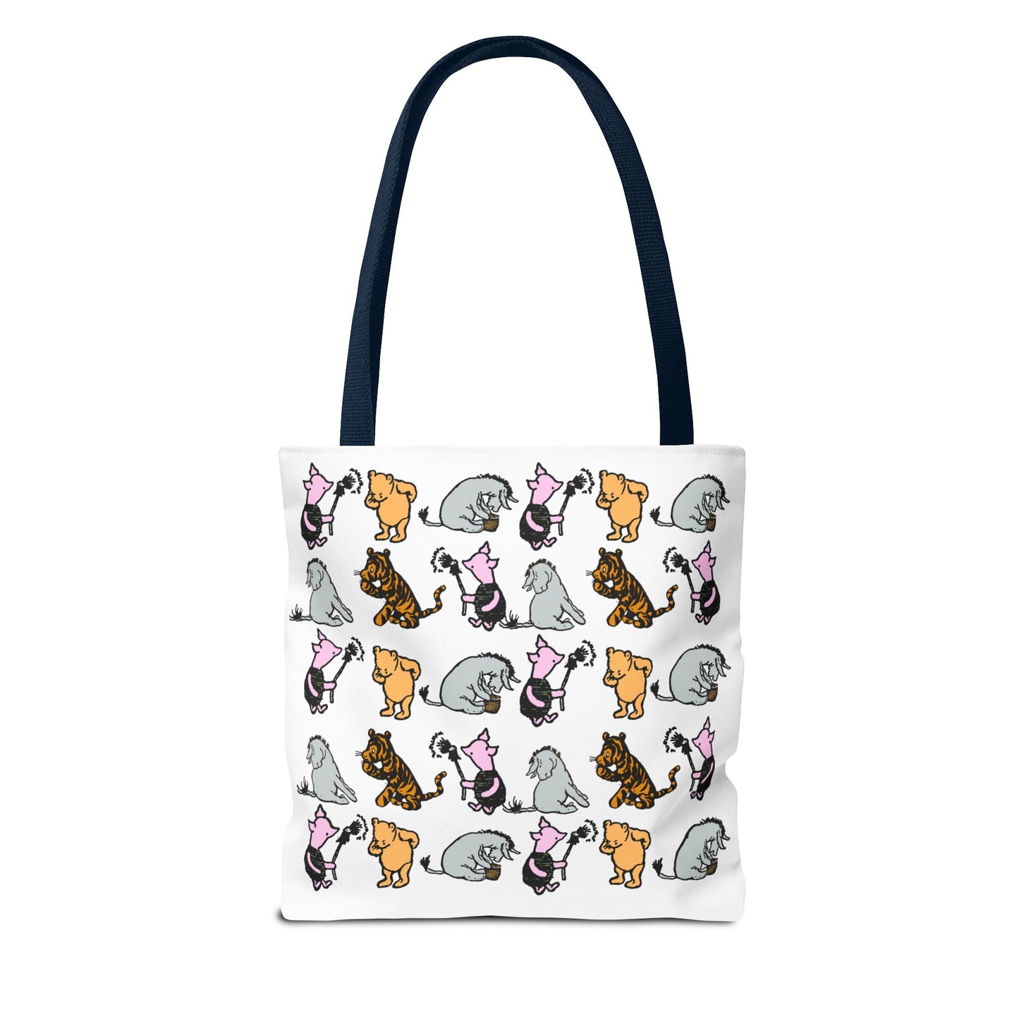 Cute Cats Pattern Tote Bag — All-Over Print Cat Lover Tote