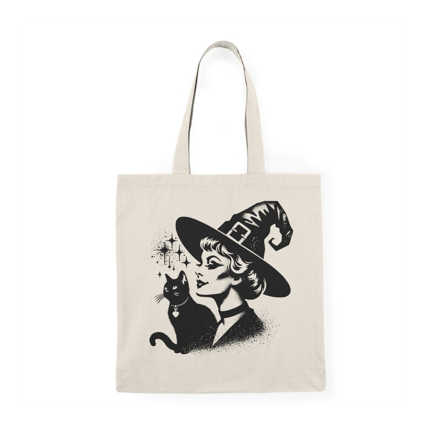 Witch and Cat Tote