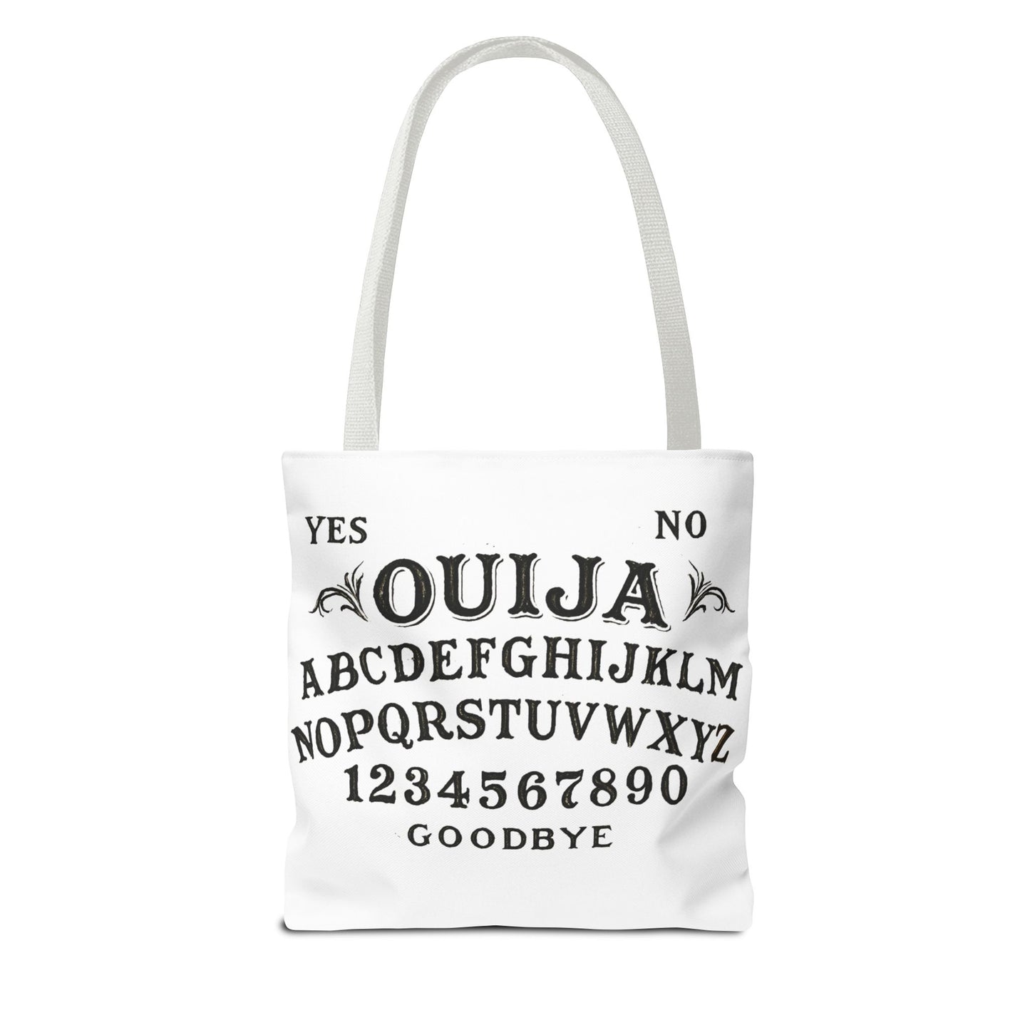 Ouija Board Tote Bag — Vintage Spirit Planchette Design