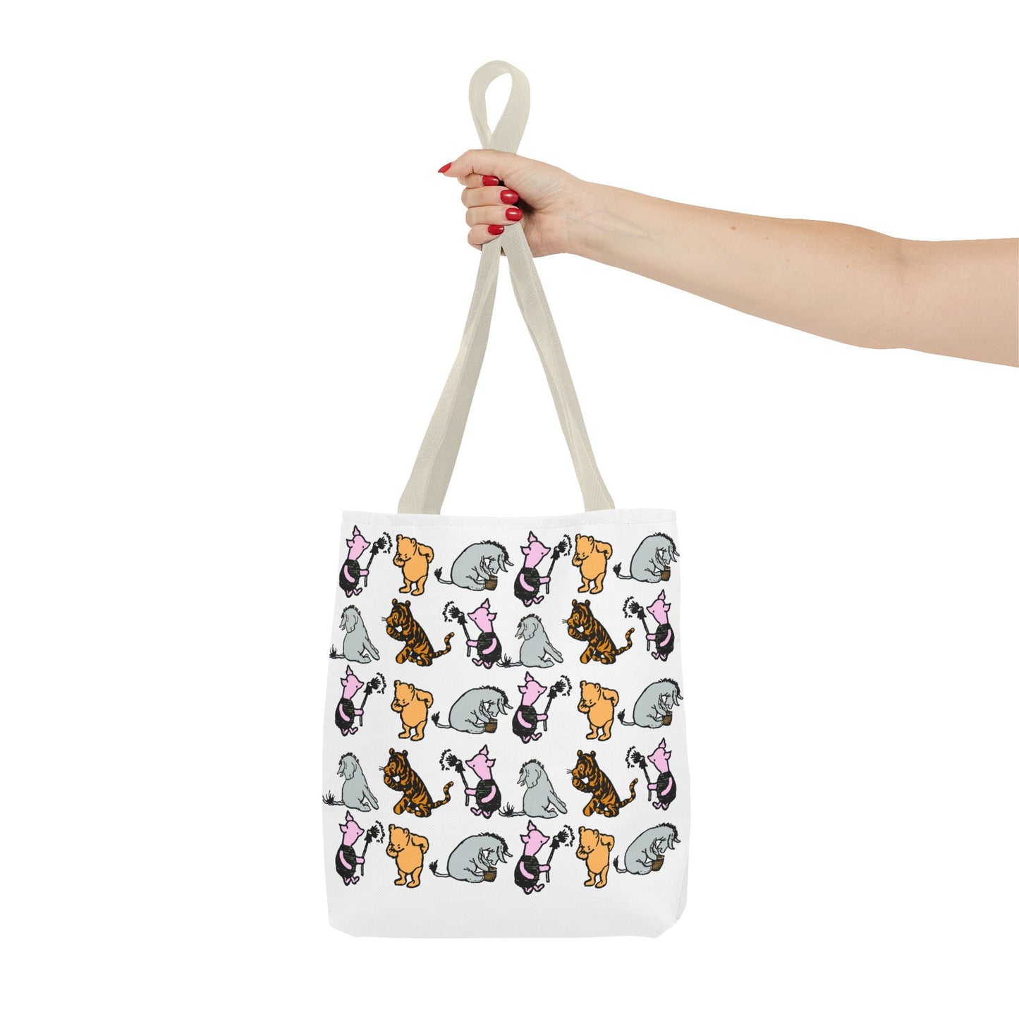 Cute Cats Pattern Tote Bag — All-Over Print Cat Lover Tote