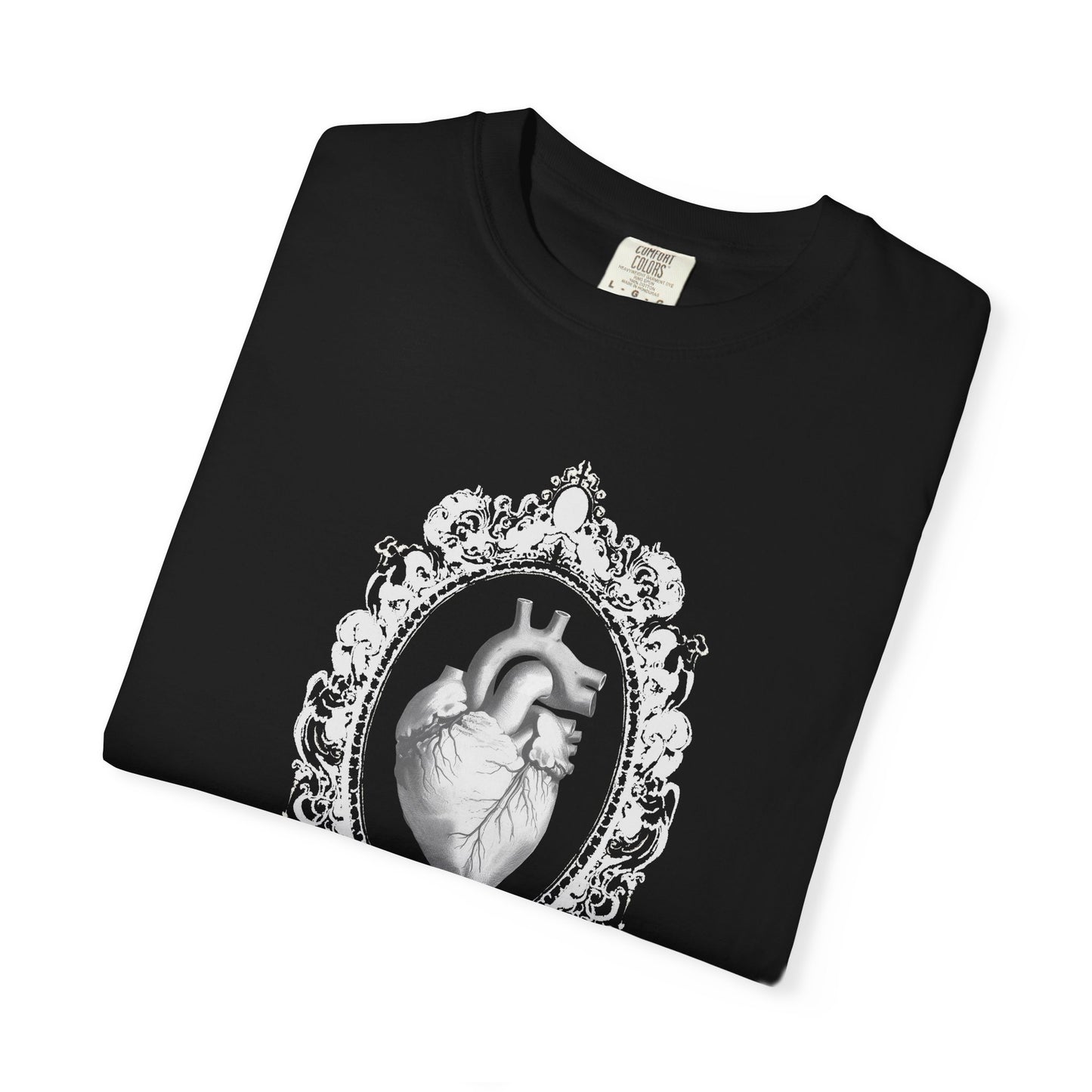 Anatomical Heart Graphic T-Shirt — Minimalist Medical Art Tee