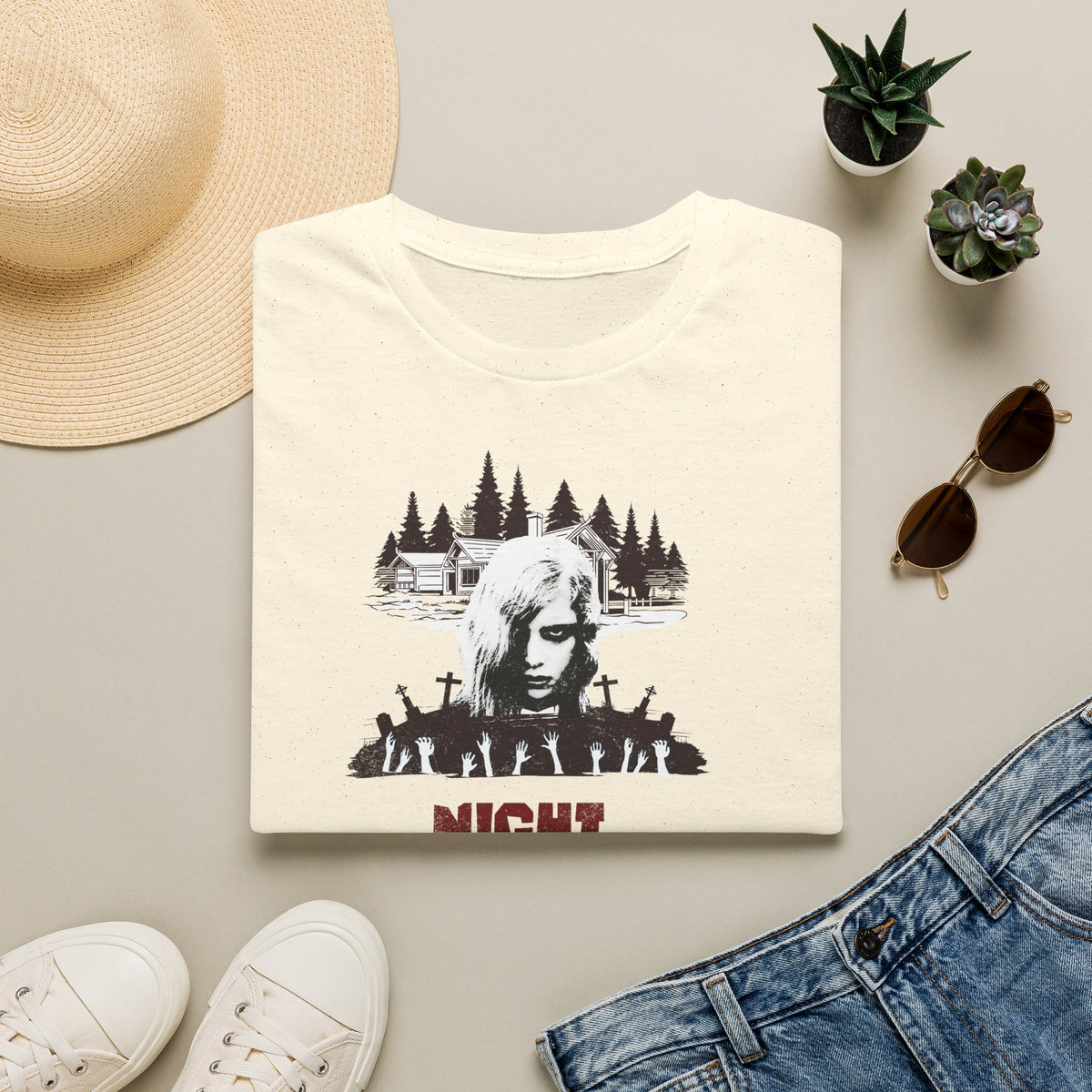 Night of the Living Dead T-Shirt — Retro Horror Movie Tee