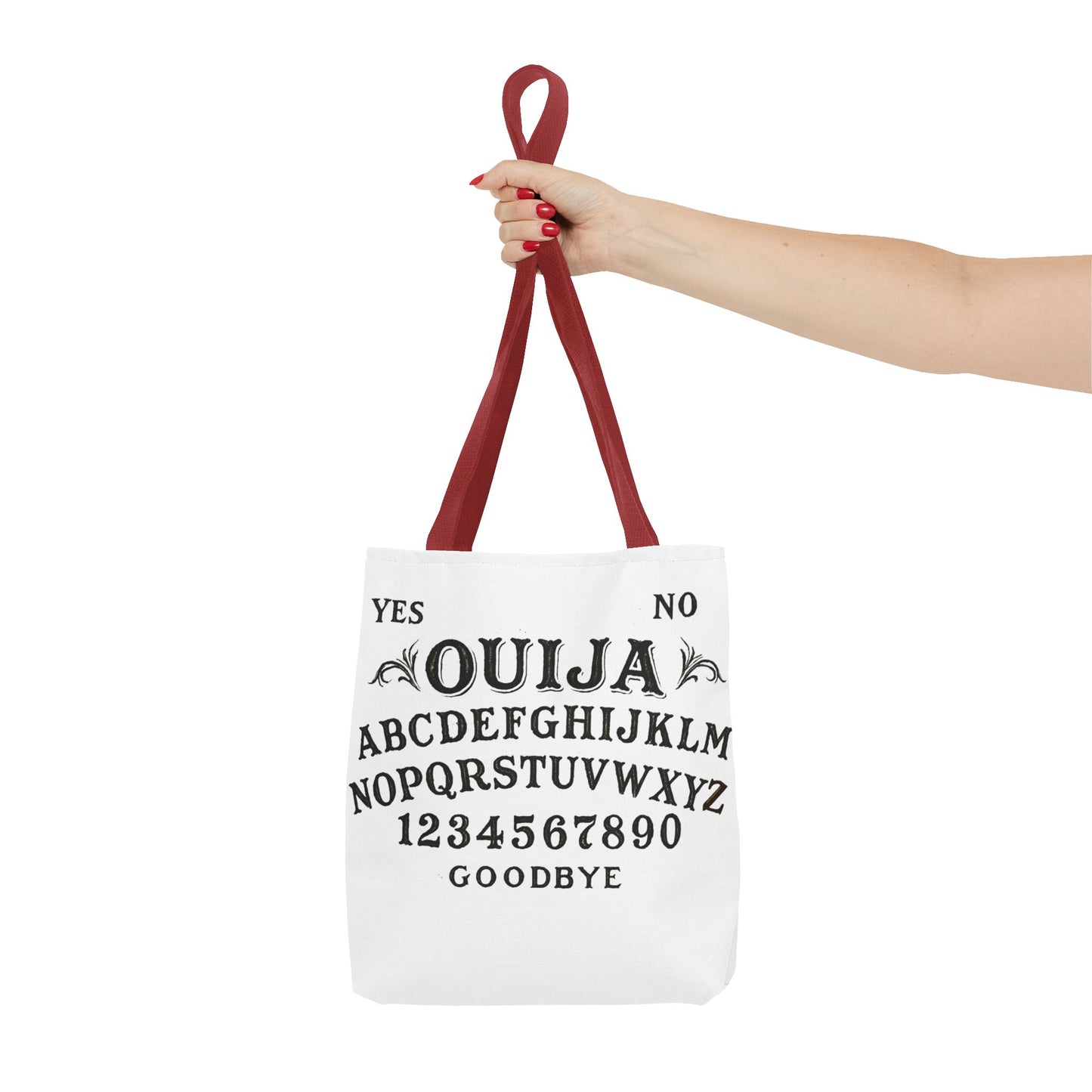 Ouija Board Tote Bag — Vintage Spirit Planchette Design