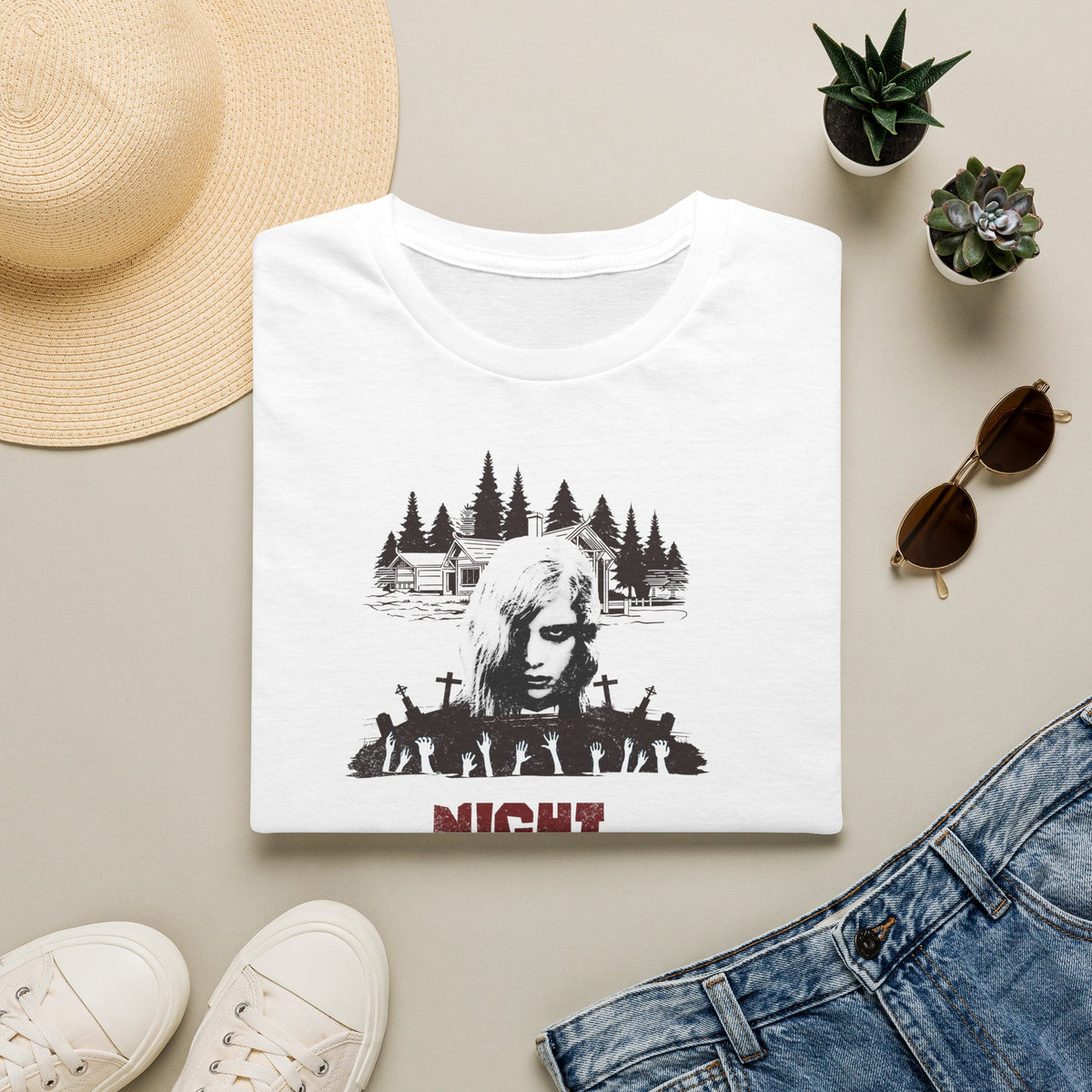 Night of the Living Dead T-Shirt — Retro Horror Movie Tee