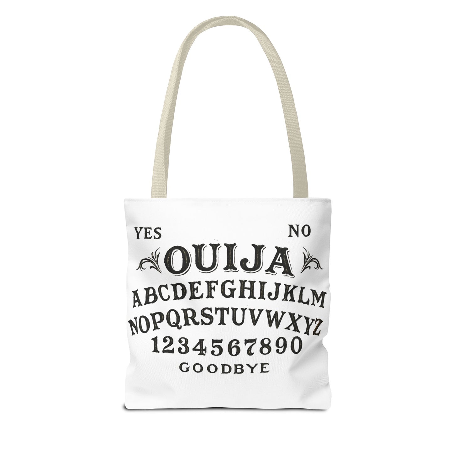 Ouija Board Tote Bag — Vintage Spirit Planchette Design
