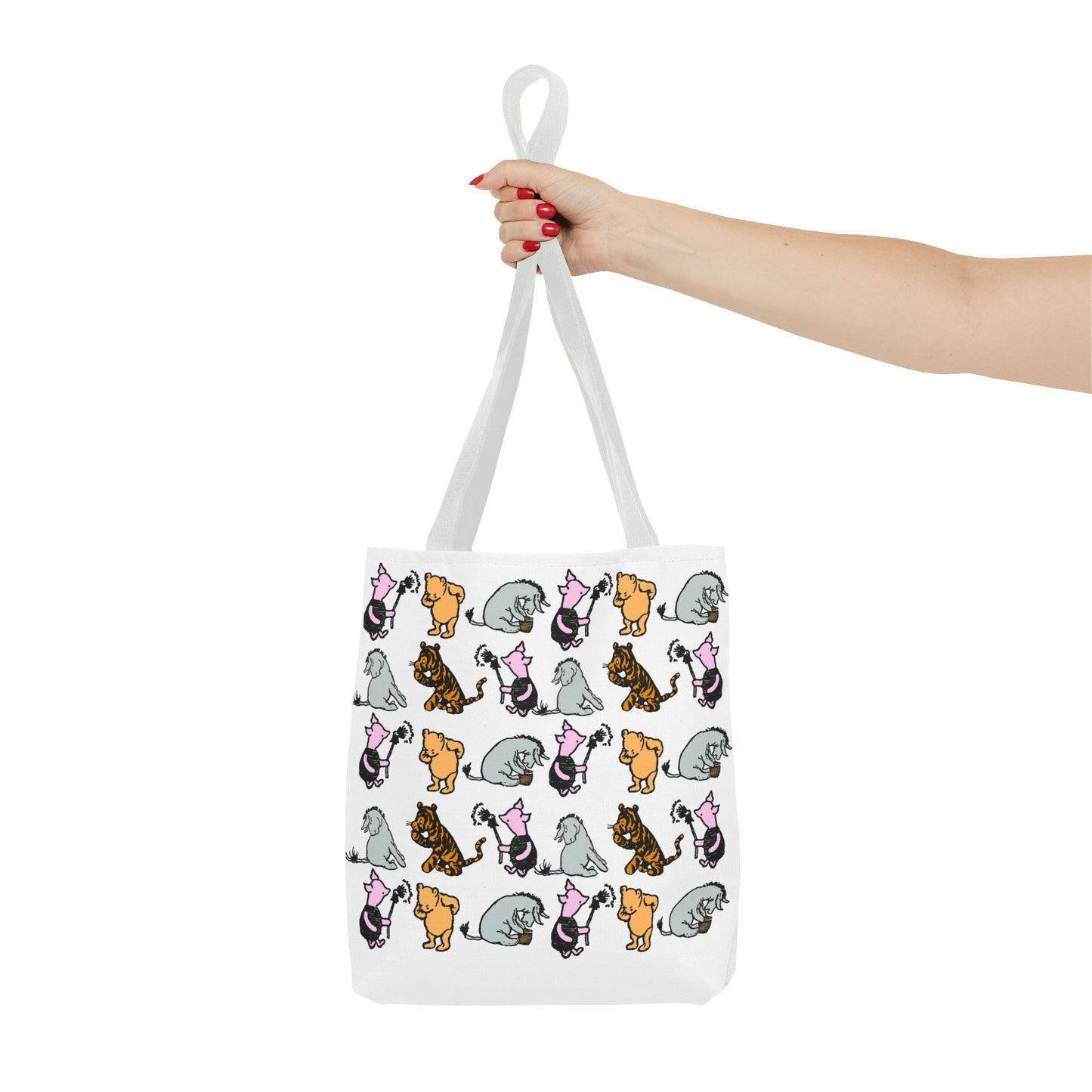 Cute Cats Pattern Tote Bag — All-Over Print Cat Lover Tote